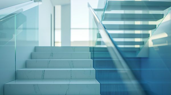 Bien choisir la forme et le style de votre rambarde d'escalier en verre : le guide