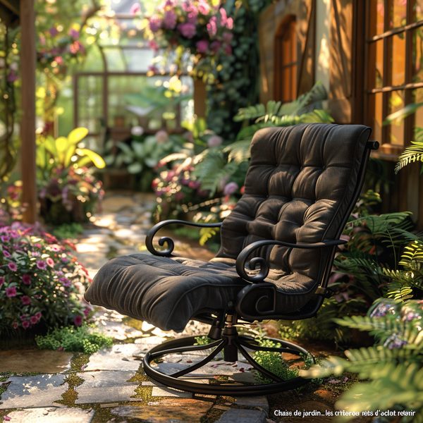 Chaise de jardin : les critères d'achat à retenir