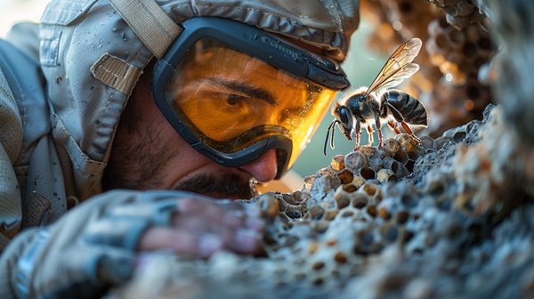 Éliminez les nids de guêpes sûrement dans le drôme
